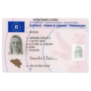 Buy Banknotes Online Belgian Driver’s License